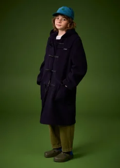 Children*Gloverall Children's Herringbone Wool Duffle Coat Rose