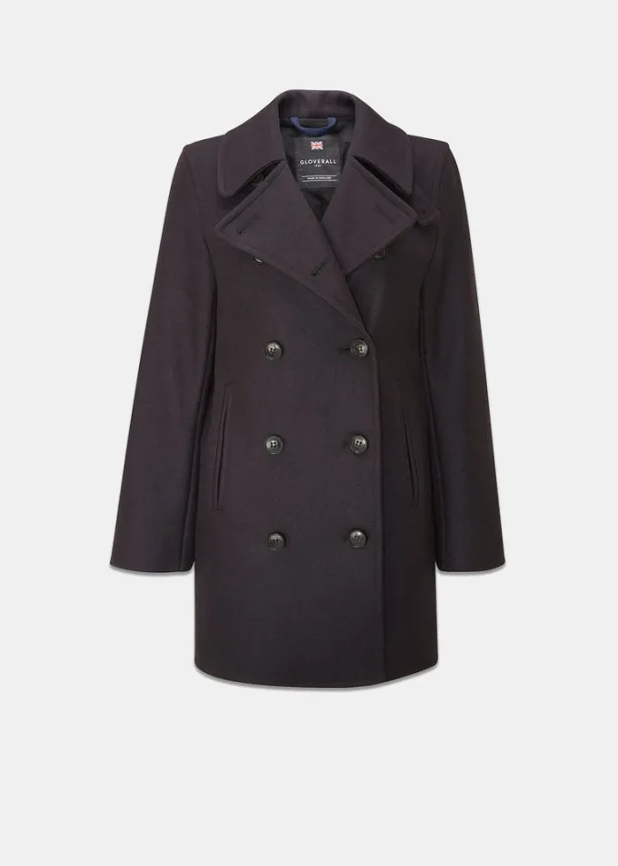 Peacoats*Gloverall Ellen Peacoat Navy