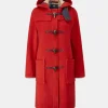 Duffle Coats*Gloverall Long Slim Fit Duffle Coat Red Thomson