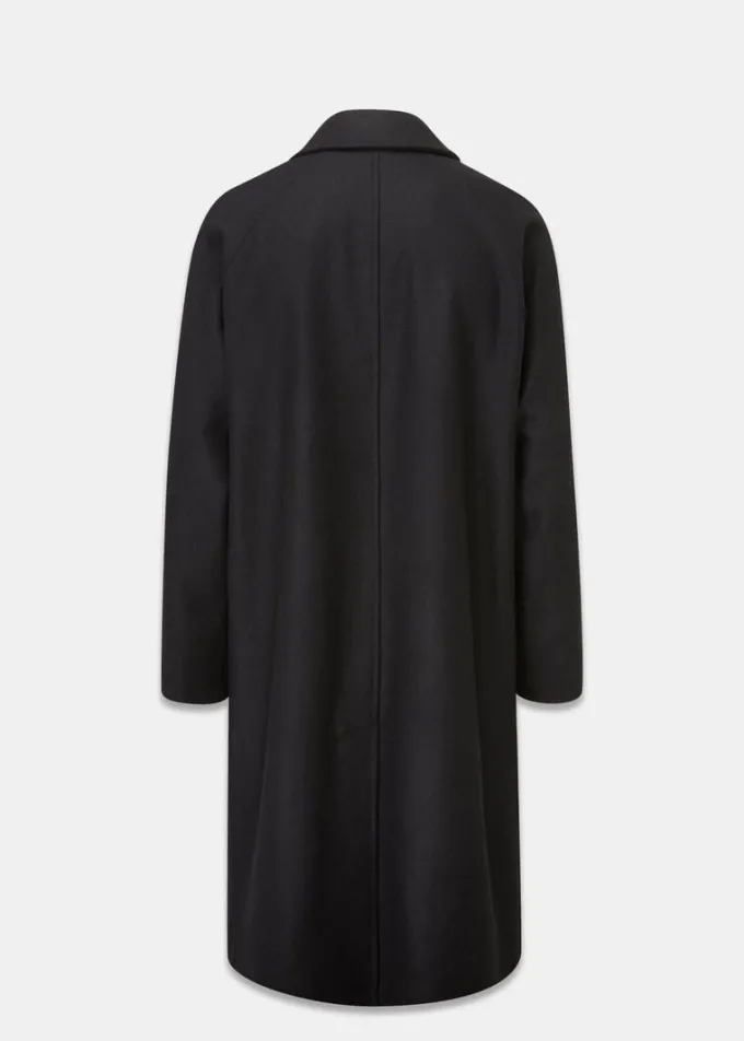 Overcoats*Gloverall Men's Chesterfield Refined Black