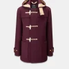 Duffle Coats*Gloverall Mid Monty Duffle Coat Burgundy