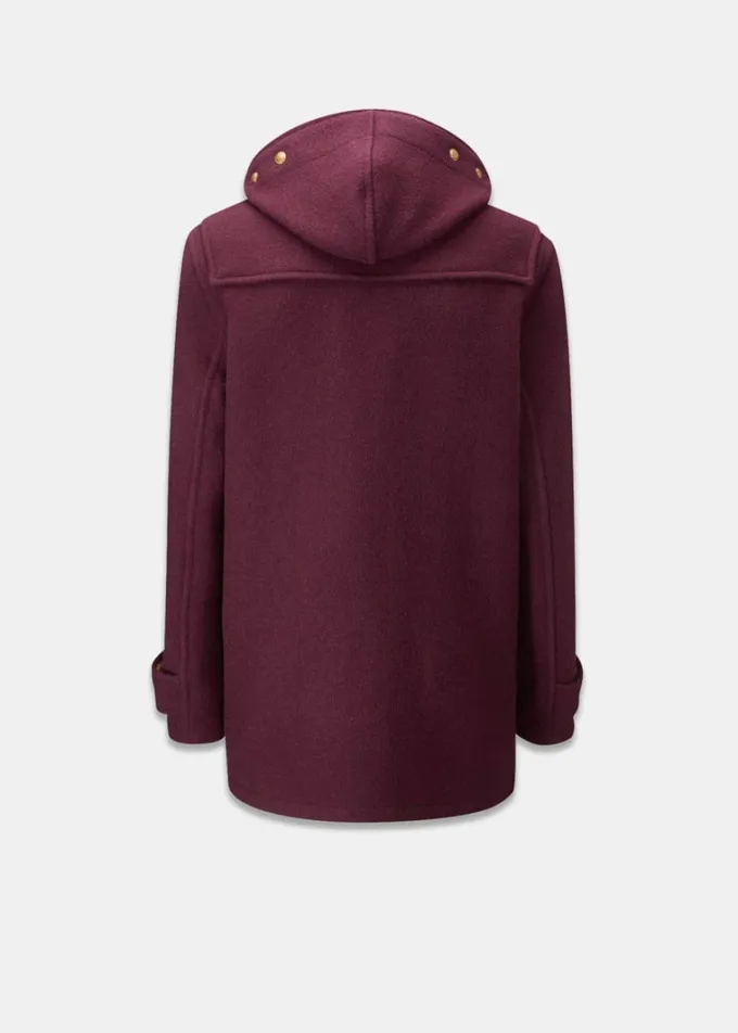Duffle Coats*Gloverall Mid Monty Duffle Coat Burgundy
