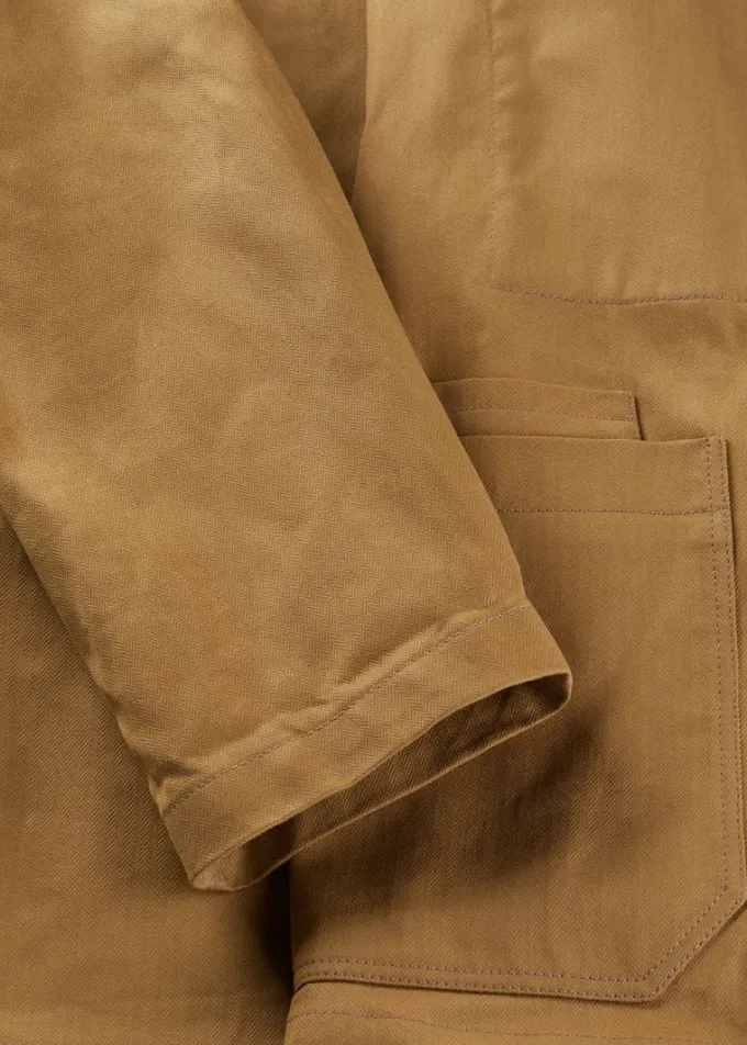 Jackets*Gloverall Milton Chore Jacket Camel