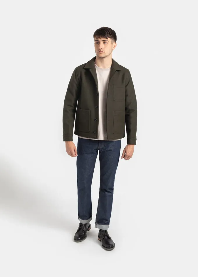 Jackets*Gloverall Moss Jacket Khaki