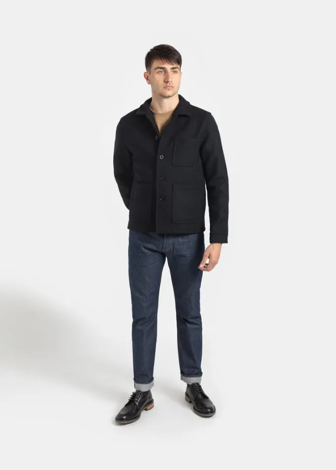 Jackets*Gloverall Moss Jacket Navy