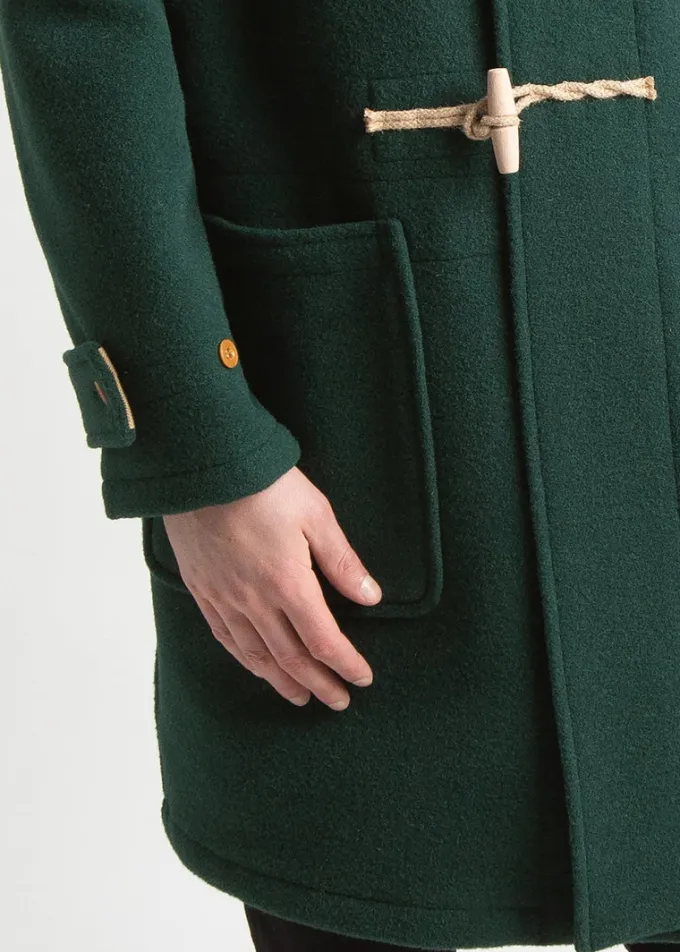 Duffle Coats*Gloverall Original Monty Duffle Coat Pine Green