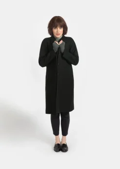 Overcoats*Gloverall Women's Chesterfield Refined Overcoat Black