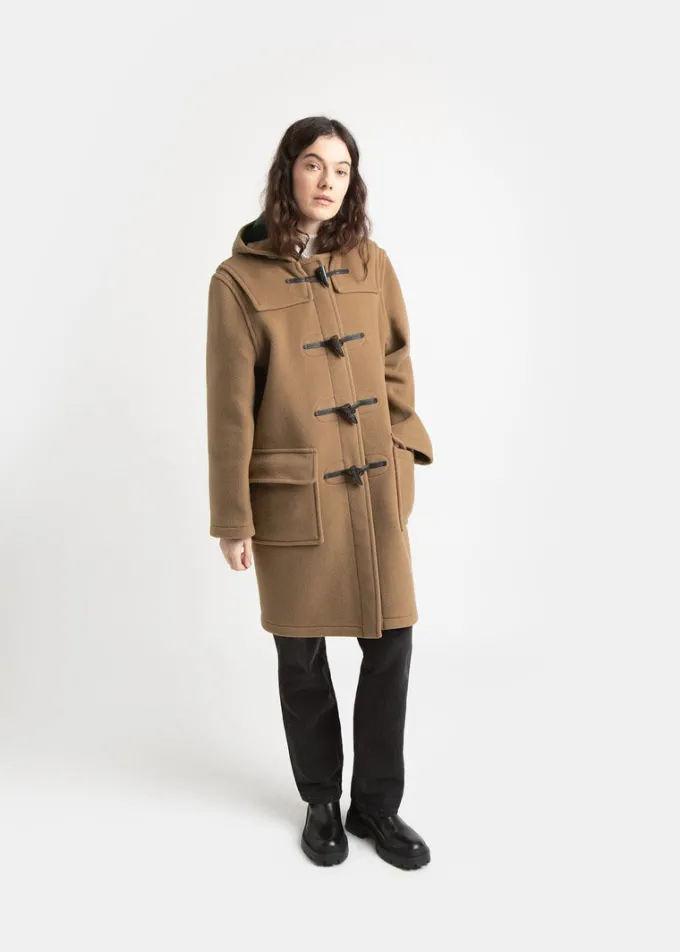 Duffle Coats*Gloverall Women's Original Duffle Coat Camel Buchanan